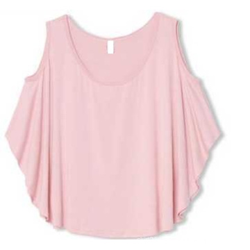 OEM 100% Baumwolle plus Größe Frauen Cami Plain Crop Top